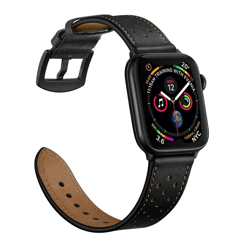 

Leather Band For Apple Watch SE 6 Strap 44mm 40mm iWatch 5 4 Watchbands For Applewatch 3 2 142mm 38mm Bracelet