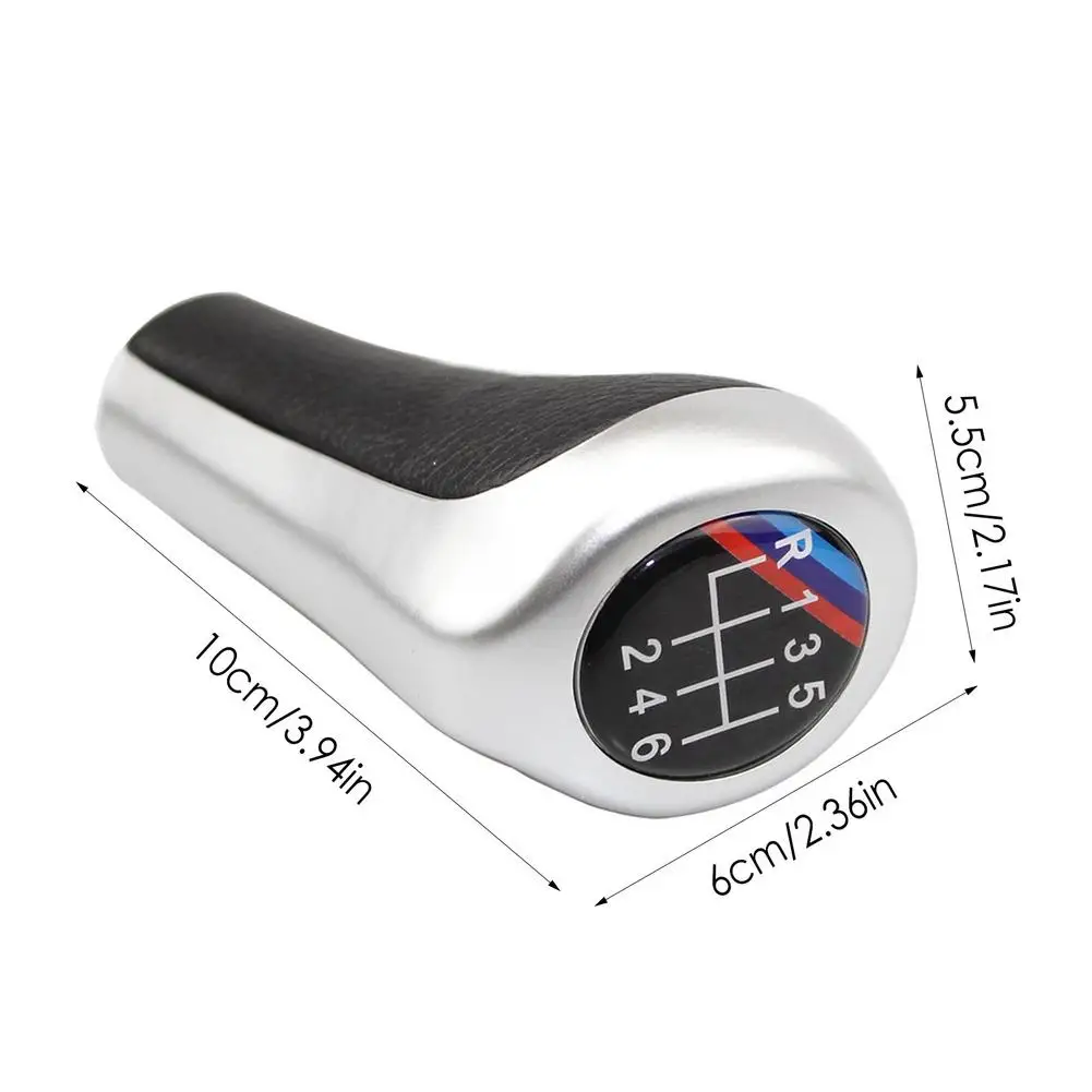 

1Pcs Leather Gear Shift Knob For BMW E34 E36 E38 E39 E46 E52 E60 E81/E87 E82/E88 E83 X3 E85/E86 E90/E91/E92/E93 M3 M5 M