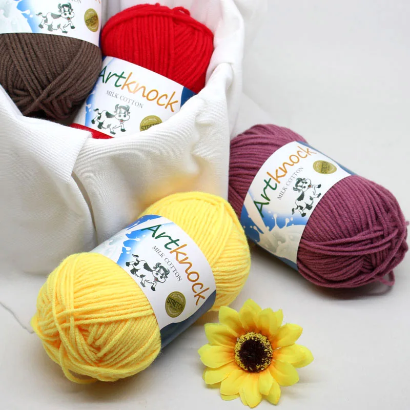 50 г пряжа для вязания крючком хлопчатобумажная Yrn мягкая теплая детская ручного