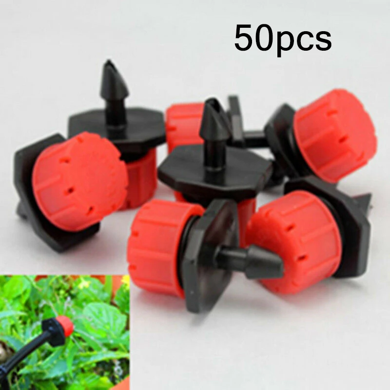 50/100 шт орошение сада Туман капельница с микро потоком воды шланг комплект | Дом и