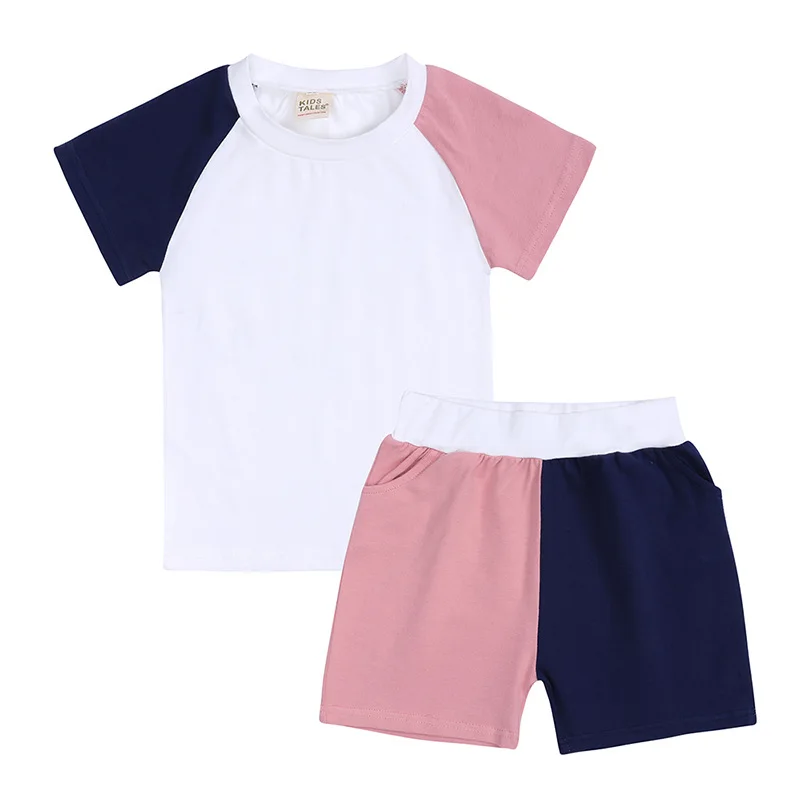 

Kids Short Sleeve Clothing Sets Baby Summer Toddler Boy Clothes Girl Pajamas Sets