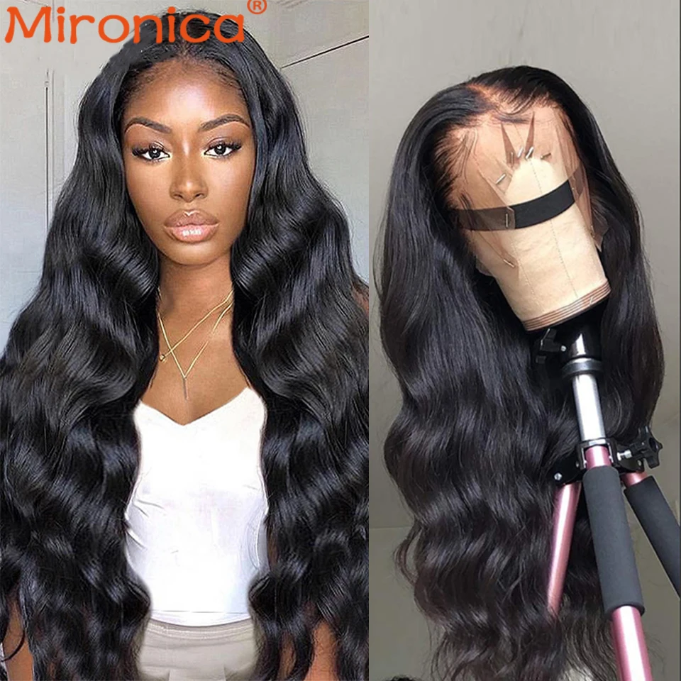 

Body Wave Lace Front Human Hair Wigs Pre Plucked 13x6x1 150% Brazilian Body Wave Lace Frontal Wig With Brazilian Remy Human Hair