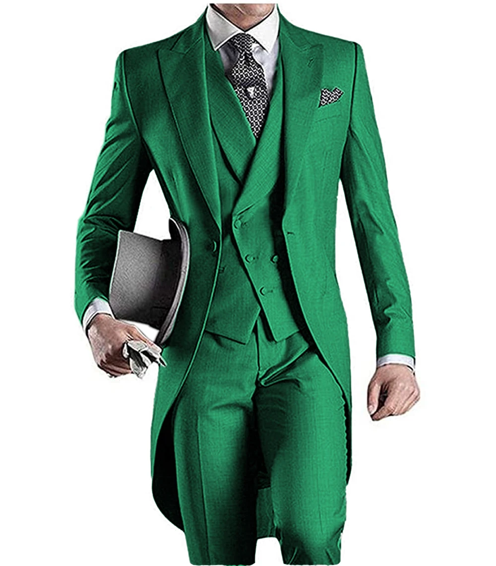 

Мужской облегающий Блейзер-жилет и брюки, 3 предмета