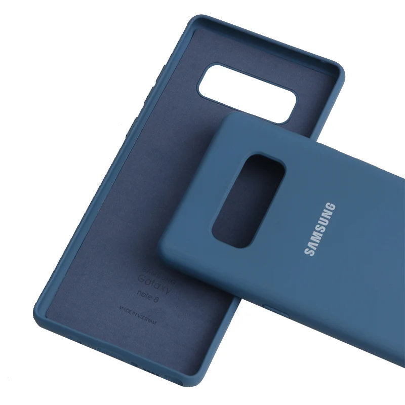 Чехол для Samsung Galaxy Note 8 из жидкого силикона ТПУ шелковистая мягкая на ощупь