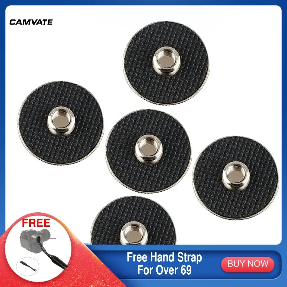 CAMVATE 5 штук Стандартный с винтовой резьбой переходник 1/4 &quot 20 Женский до 3/8&quot 16