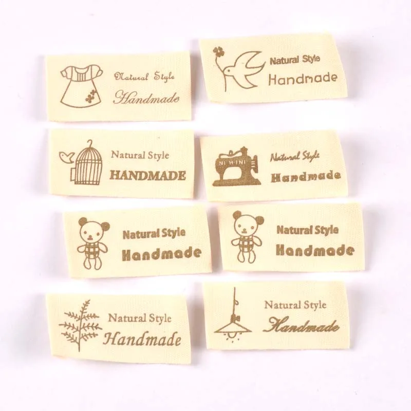 50 шт. этикетки для одежды с принтом | Дом и сад