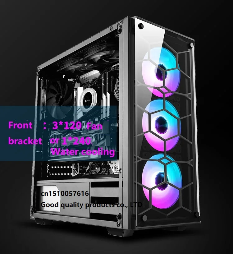 JONSBO T02 черный Средний башенный шасси ATX/Поддержка 240 водяного охлаждения