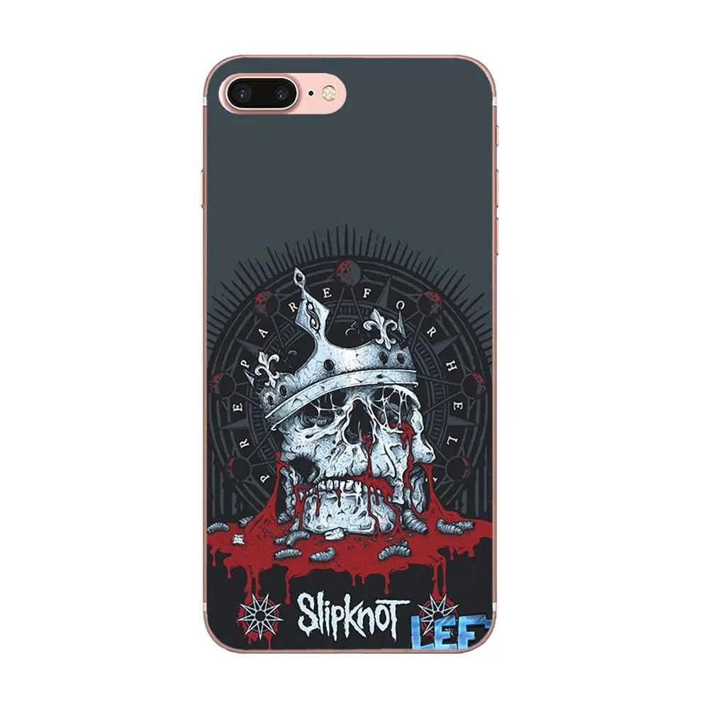 Американский Slipknot для Galaxy Grand A3 A5 A7 A8 A9 A9S On5 On7 Plus Pro Star 2015 2016 2017 2018 прозрачный мягкий