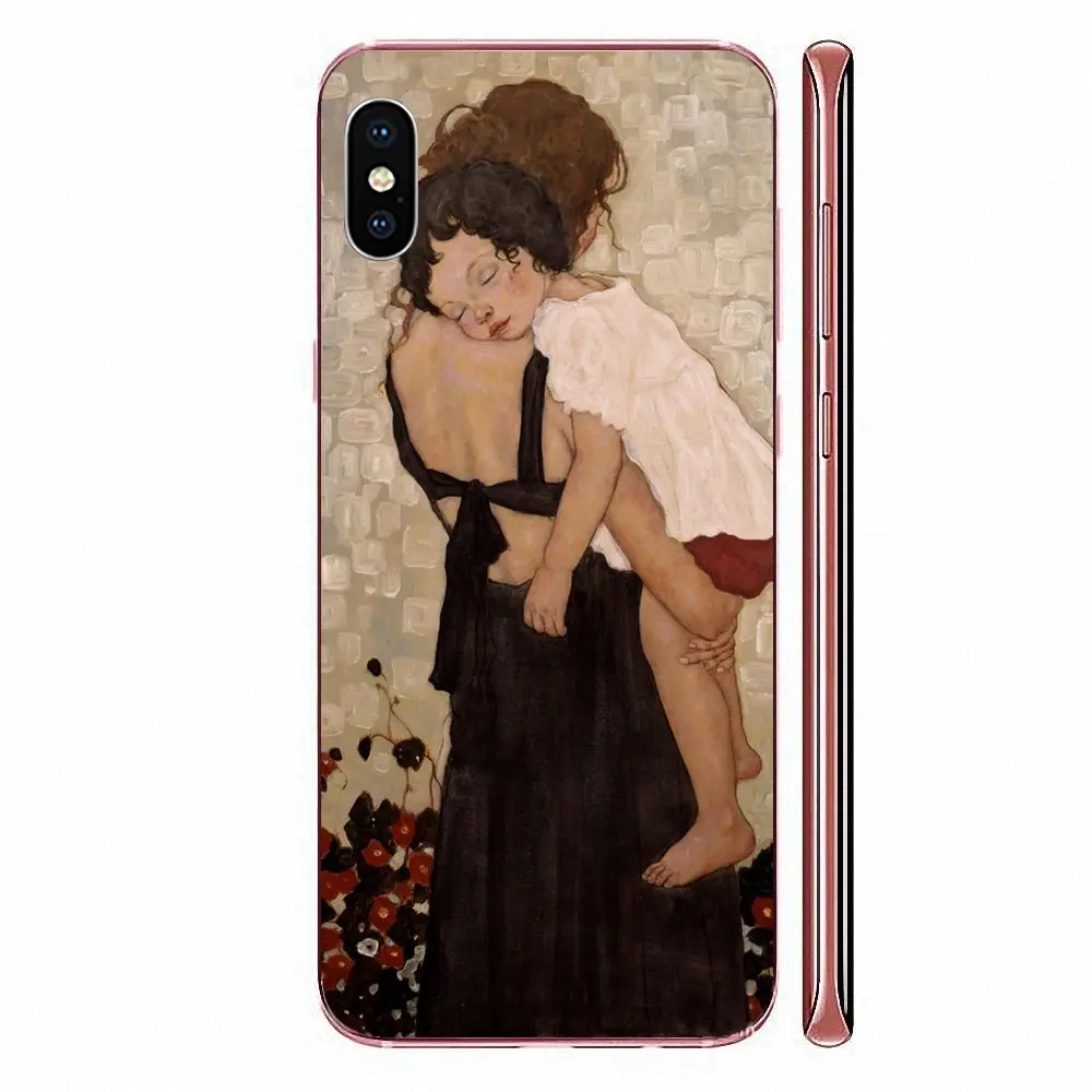 Kiss By Gustav Klimt Gold Tears In Oil для Samsung Galaxy A10 A20 A20E A3 A40 A5 A50 A7 J1 J3 J4 J5 J6 J7 2016 2017 2018 | Мобильные