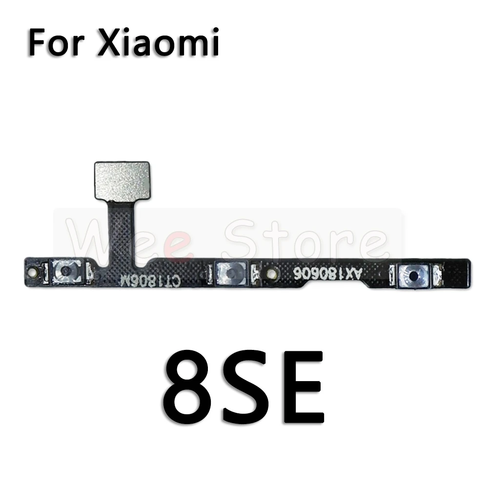 Кнопка включения и выключения звука гибкий кабель питания для Xiaomi Mi 6 6X 8 8SE 9 9T 9SE SE