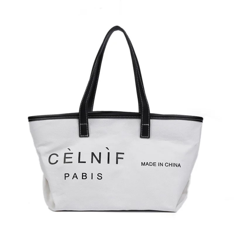 

New Fashion Canvas Women Handbags Large Capacity Ladies Shoulder Crossbody Bag Famous Designer Casual Female Tote Messenger Bags