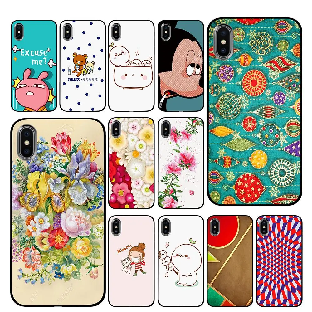 Duck mickey черный ТПУ для iPhone 5 5S SE 6 6s 7 8 Plus X XS Max XR чехлы телефонов|Чехлы-накладки| |
