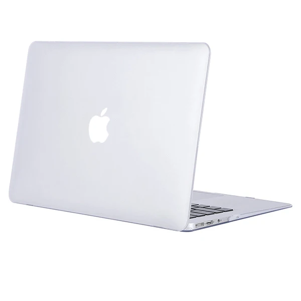 Твердый чехол Mosiso для Macbook Air, 13 дюймов,,,,,, матовый чехол, чехол для Mac Air 11+ силиконовый чехол для клавиатуры - Цвет: Frost