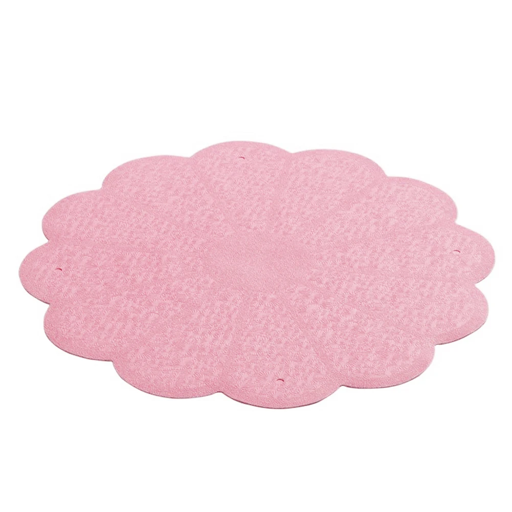 Нетоксичный Прочный Коврик для ванны в форме цветка противоскользящий матовый