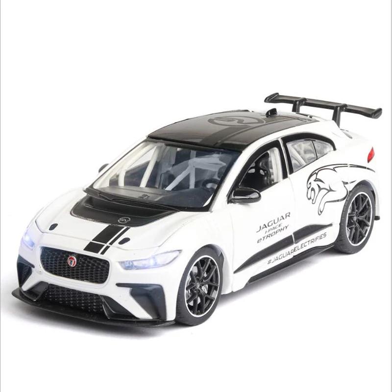 Модель автомобиля Jaguar I-Pace из сплава 1/32 суперспортивный автомобиль игрушечный со