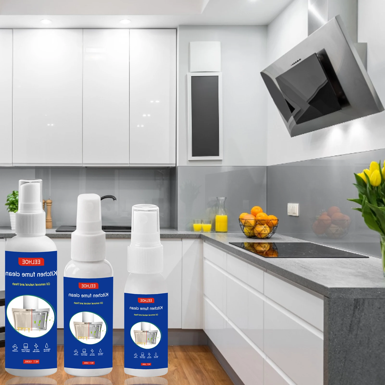 

Кухонный масляный очиститель Eelhoe, 30-100 мл