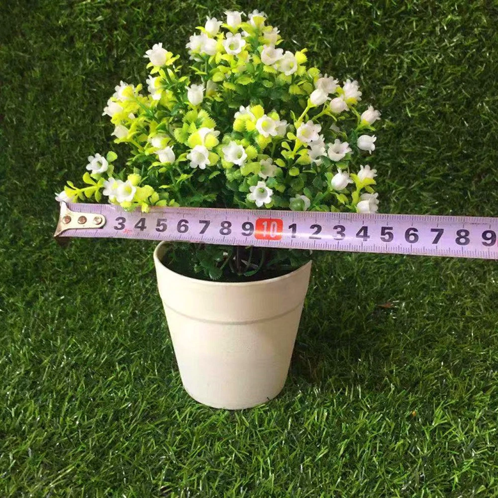 New 1pc Artificial Flower Grass Plant Pot Bonsai Home Balcony Furniture Desktop Decor | Дом и сад