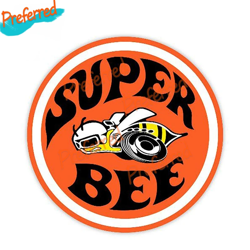 Высококачественная забавная виниловая наклейка Super Bee для мотокросса |