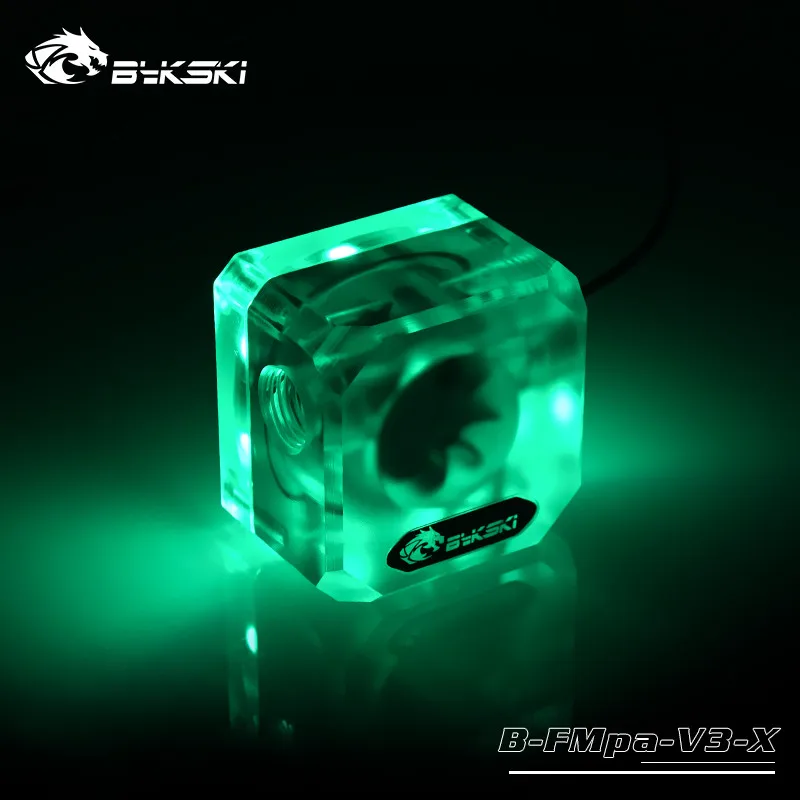 Бутиковый расходомер Bykski набор для водяного охлаждения прозрачный акриловый