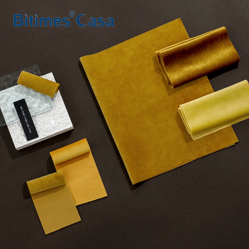 Роскошные бархатные занавески золотистой серии шторы для окон драпировки