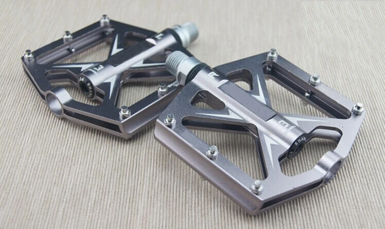 Велосипедные педали для горного велосипеда, алюминиевый материал, 3 подшипника, фиксированная передача, велосипедные педали, ультралегкие велосипедные педали, унисекс, велосипедные аксессуары