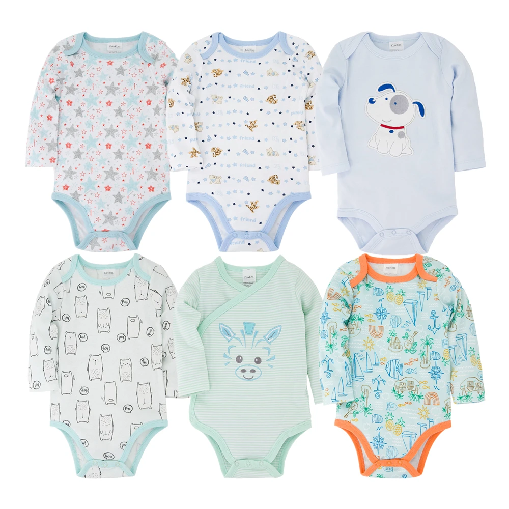 2020 боди для новорожденных мальчиков Roupas Bebe De/комплект из 100% хлопка пижамы