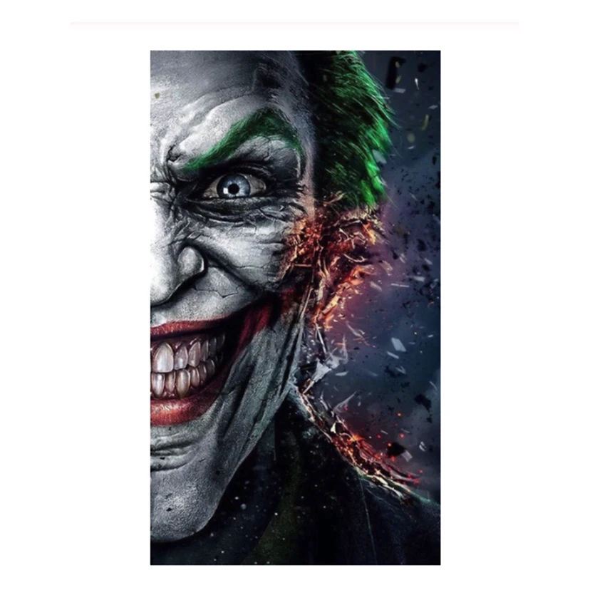 

New Arrivals 5D DIY Full Round/Square Diamond Painting Joker 3D Embroidery Cross Stitch Rhinestone Mosaic Home Decor Art Yc929