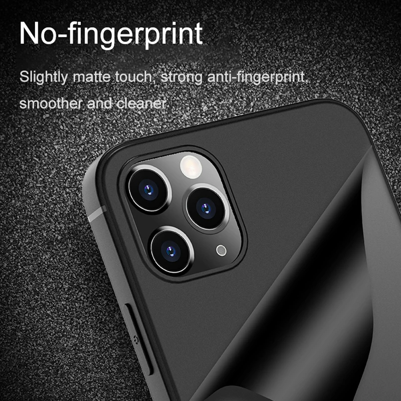 Матовый чехол для iPhone 11 12 Pro XR XS MAX X Ультратонкий 8 7 6 6s Plus 5 5s SE модный