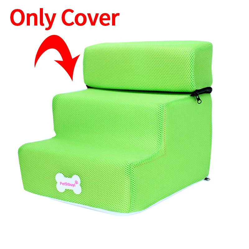 

Dog Stairs Cover Solid Color Anti-slip Removable Dogs Bed Stairs Covers for Pet Supplies Pet 3 Steps Stairs Covers Small Dog Cat