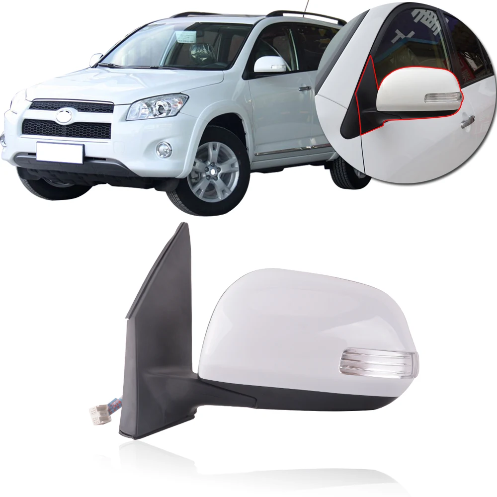 CAPQX 9 провод для RAV4 2009 2010 2011 2012 боковое зеркало заднего вида с электрическим