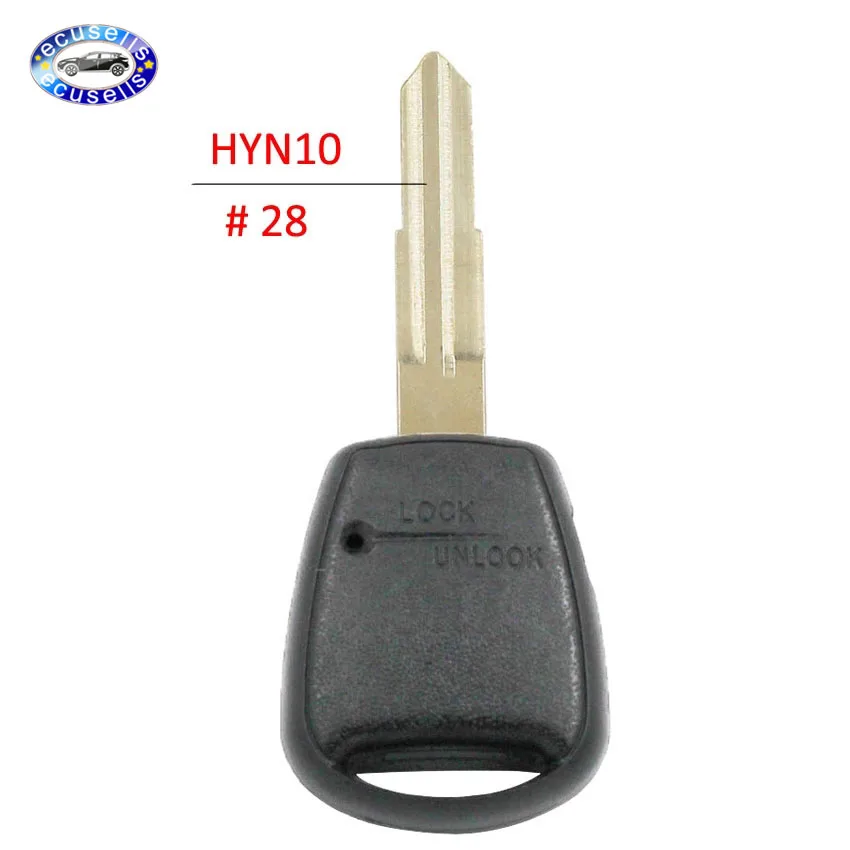 Сменный дистанционный умный чехол для ключей автомобиля с боковой 1 Кнопкой HYN10 #28