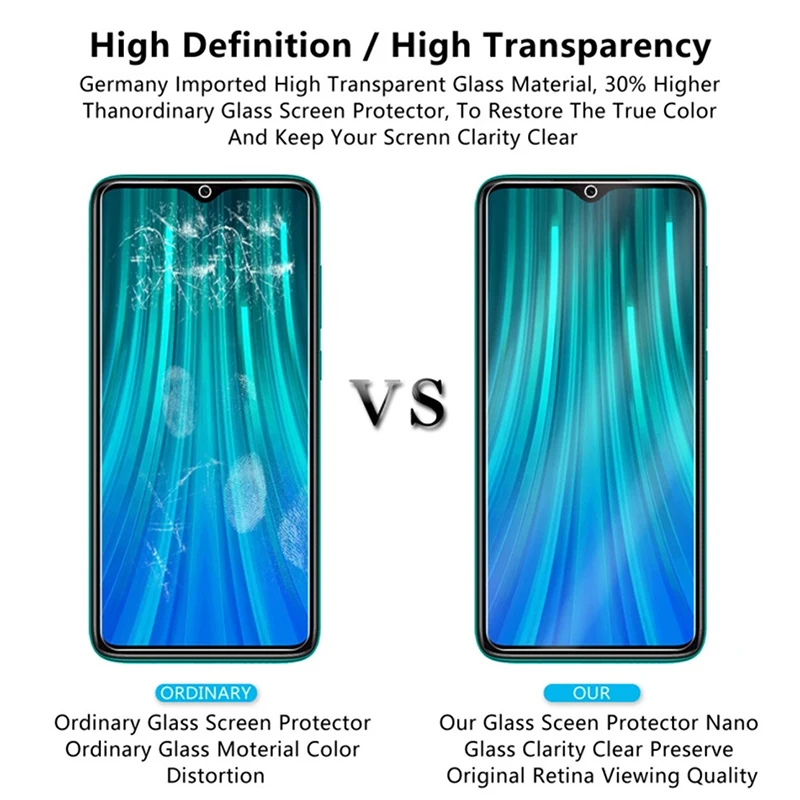 Защитное стекло для Xiaomi Redmi Note 7 8 Pro закаленное note 8T Защита экрана pro|Защитные