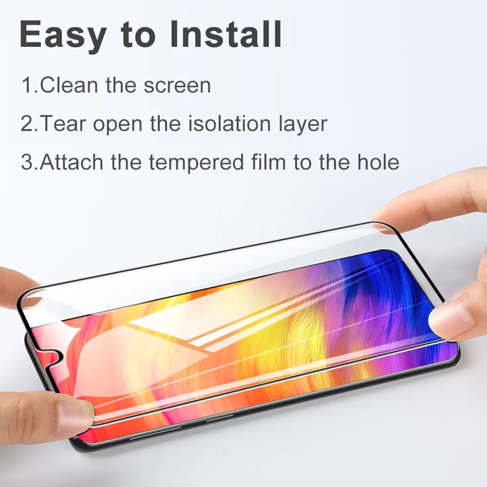 3 шт. закаленное стекло для Xiaomi Redmi note 7 MiA3 5 Полное покрытие Защита экрана Note 8 6A 7A 8Pro