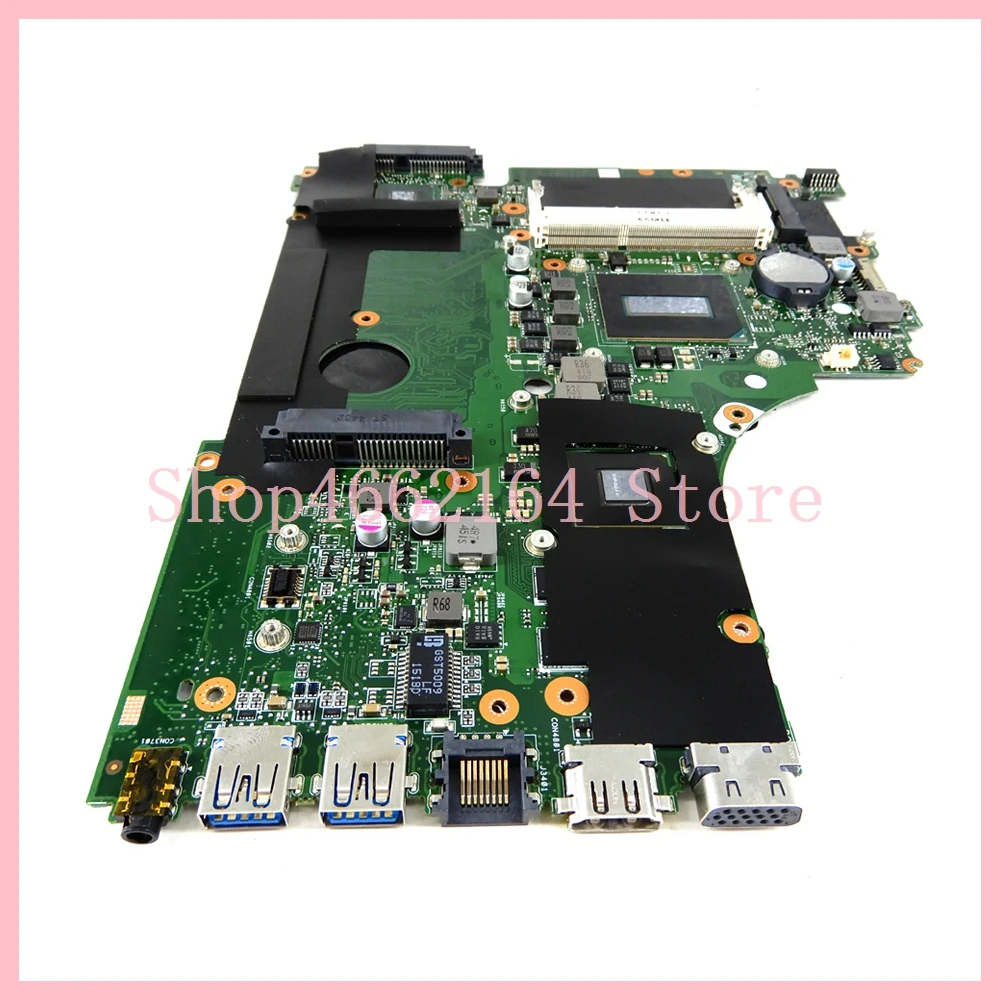 

X750JB For Asus A750J K750J K750JB X750JB X750JN laptop Motherboard i7-4700 CPU N14P-GV2-S-A1 Mainboard test 100% OK