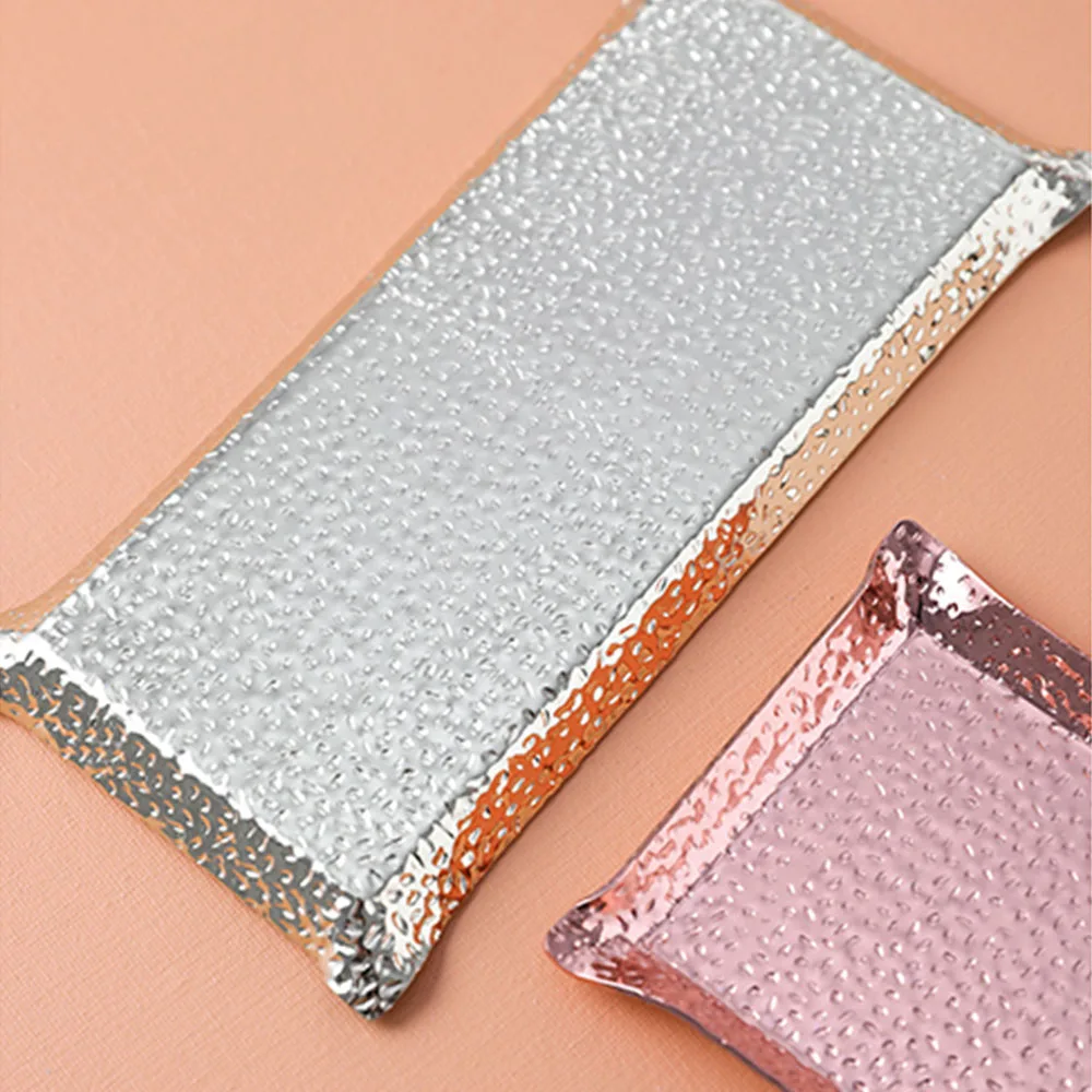 Поднос для хранения украшений в скандинавском стиле органайзер из нержавеющей