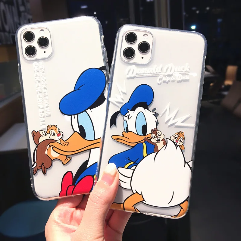 Disney Дональд чехол для телефона Apple IPhone 7 8 SE2 7Plus 8Plus XS Max 11 Pro 12 задней панели