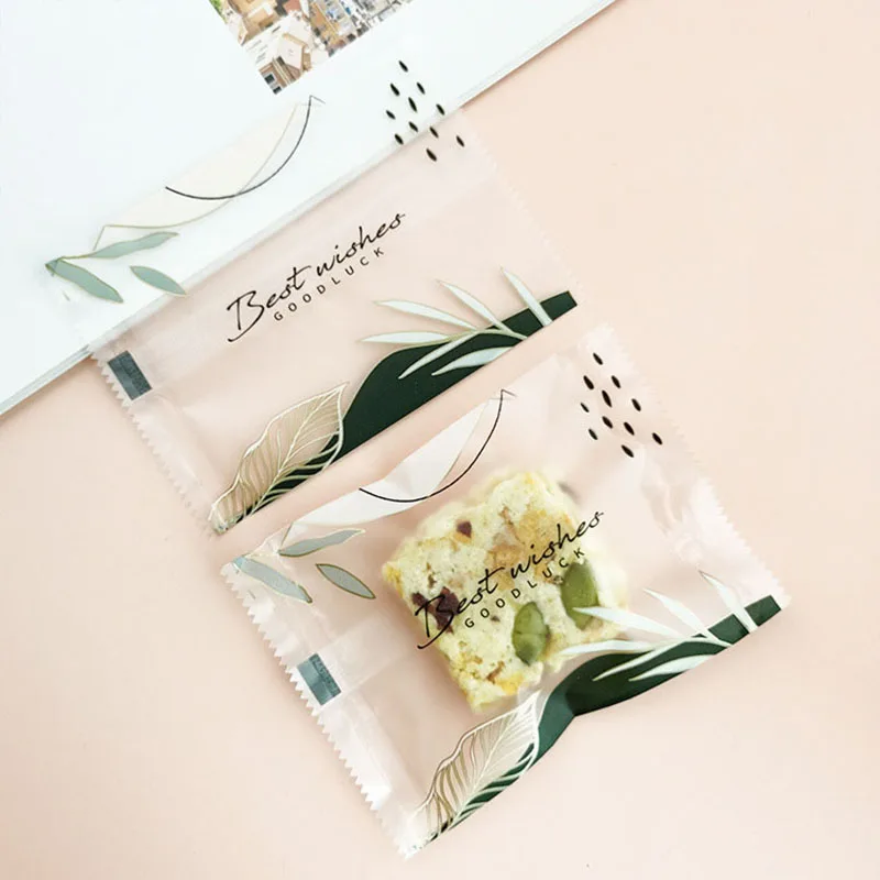 100 шт./лот прозрачные ручной работы хлебобулочных изделий мешки для упаковки