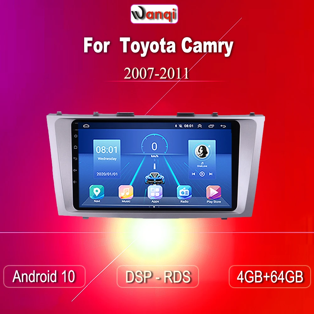 

Android 10,0 автомобильный мультимедийный плеер автомобильное радио для toyota camry 2007 2008 2009-2011 с навигацией автомобильный стерео головное устройств...