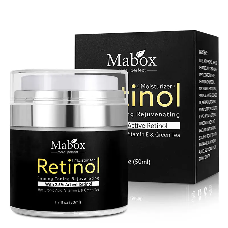 

2019 MABOX 2.5% Retinol Whitening Face Cream + Vitamin C Serum Anti-aging Remove Wrinkle