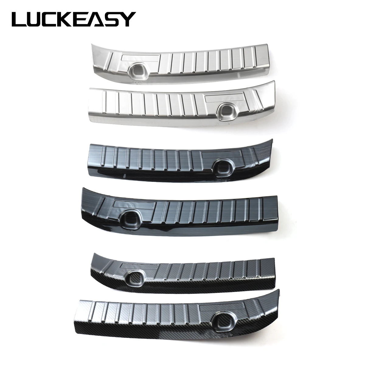 

LUCKEASY Stainless steel trunk inner guard for Tesla Model Y Car Inner Rear Bumper Guard Plate Cover TrimNew Style