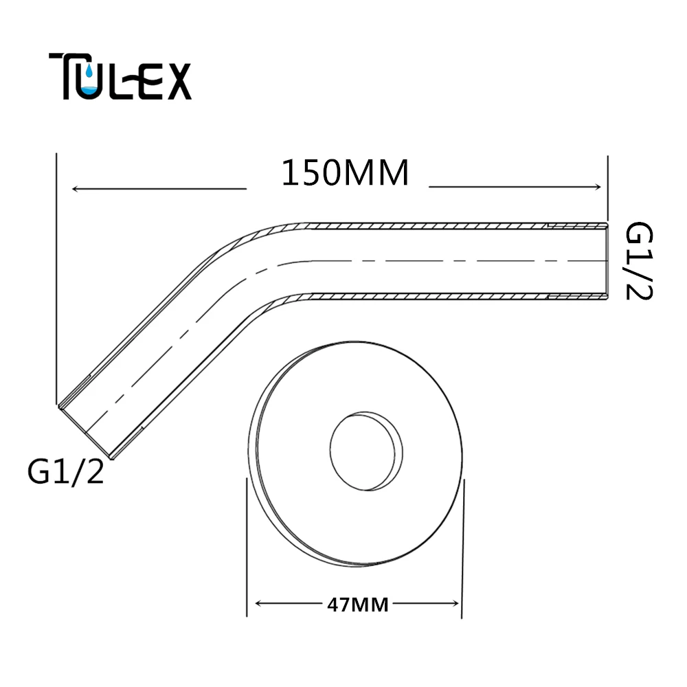 TULEX душевая головка G1/2' три функции полированный хром Замена для душа дождь Душевая Головка Одна Головка
