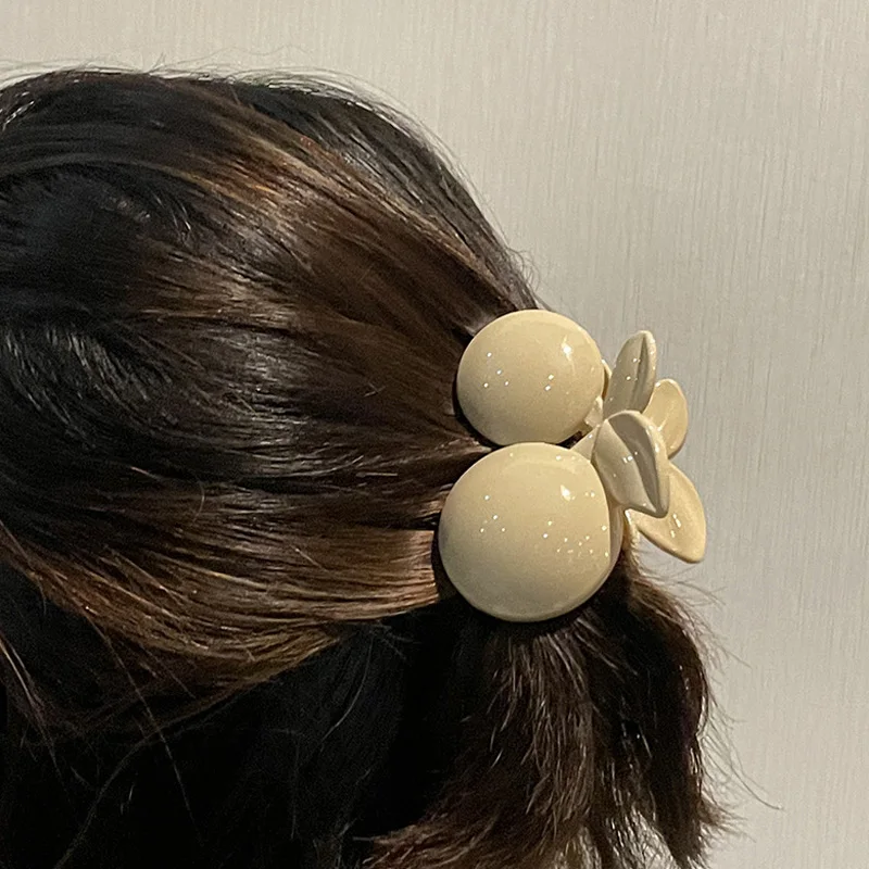 

Cute Transparent Small Cherry Clips for Women Girls Plastic Small Hair Crab Claw Barrettes Mini Hairpin Fashion Accessories Gift