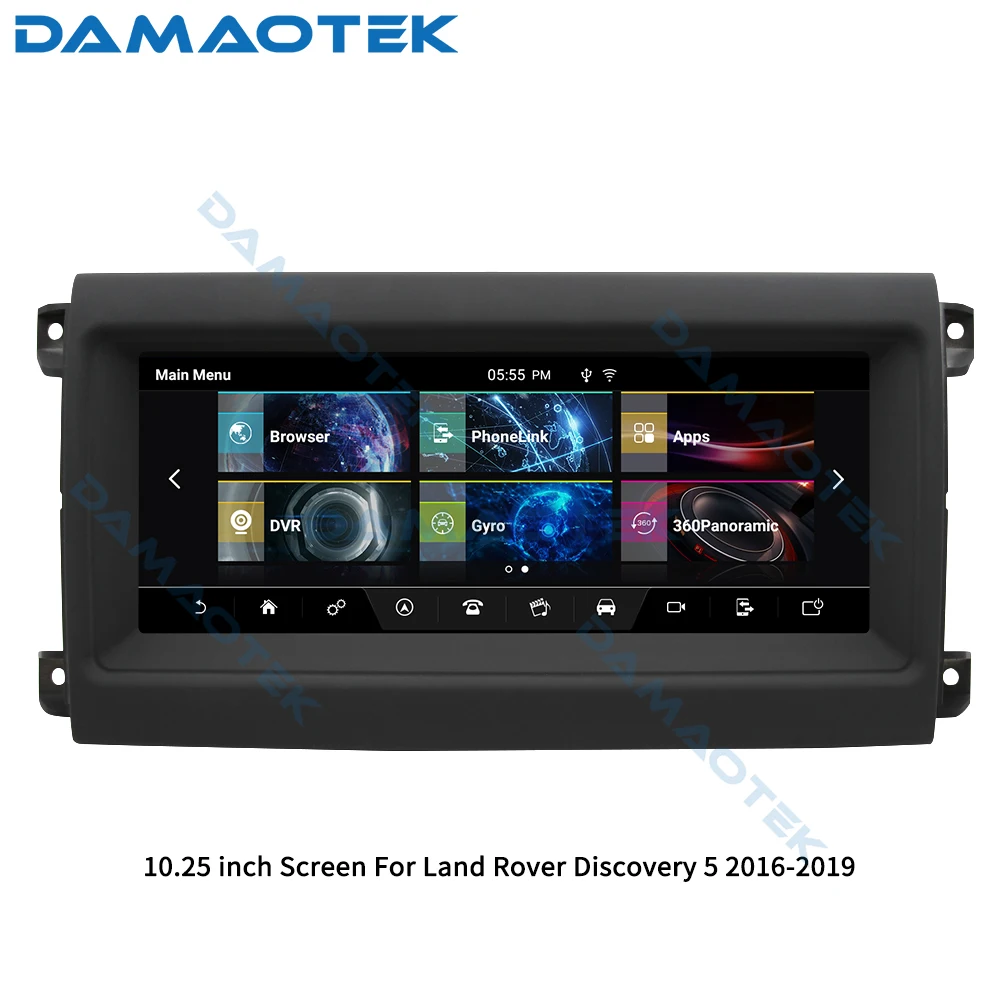 

Автомобильный навигатор DamaoTek, Android 10,0, 10,25 дюйма, 4 + 64 ГБ, для Land Rover, Range Rover, Discovery 5 2016-2019, система Harman, мультимедиа