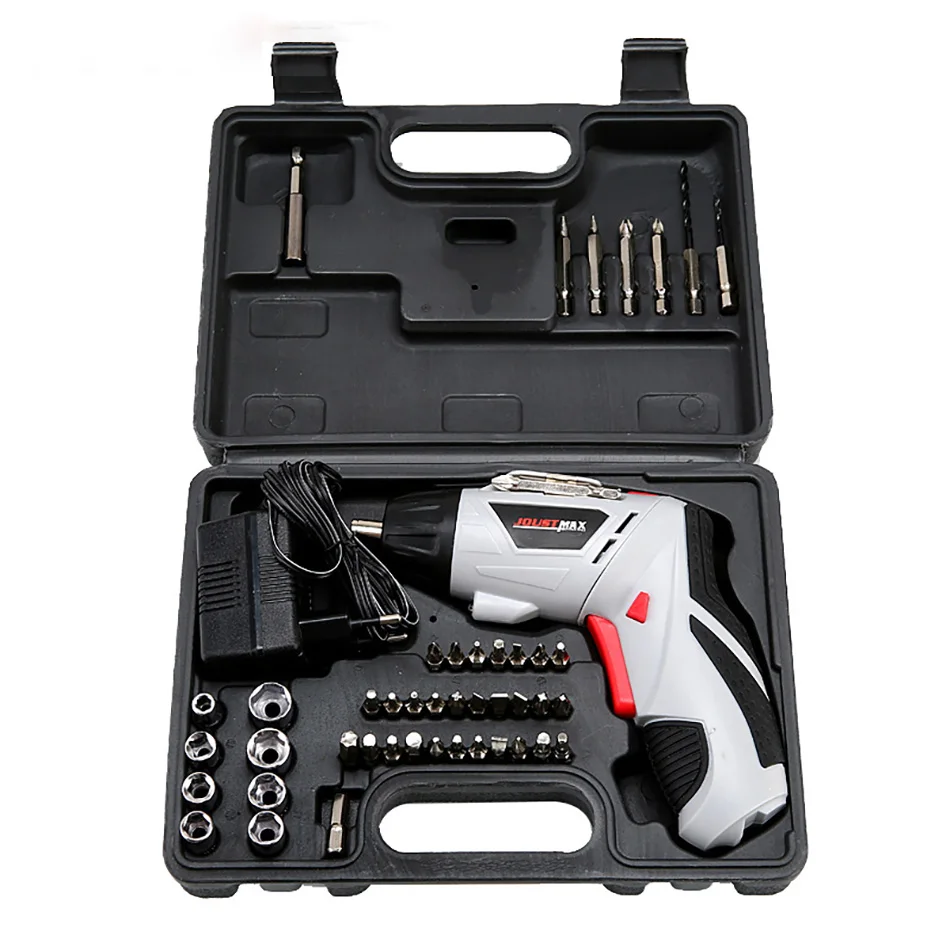 

4.8 Electric screwdriver set Cordless electric drill screwdriver ABS material portable repair tool
