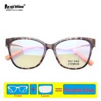 women cat eye optical eyeglasses prescription eyeglasses fill resin lenses customize myopia progressive spectacles 2063