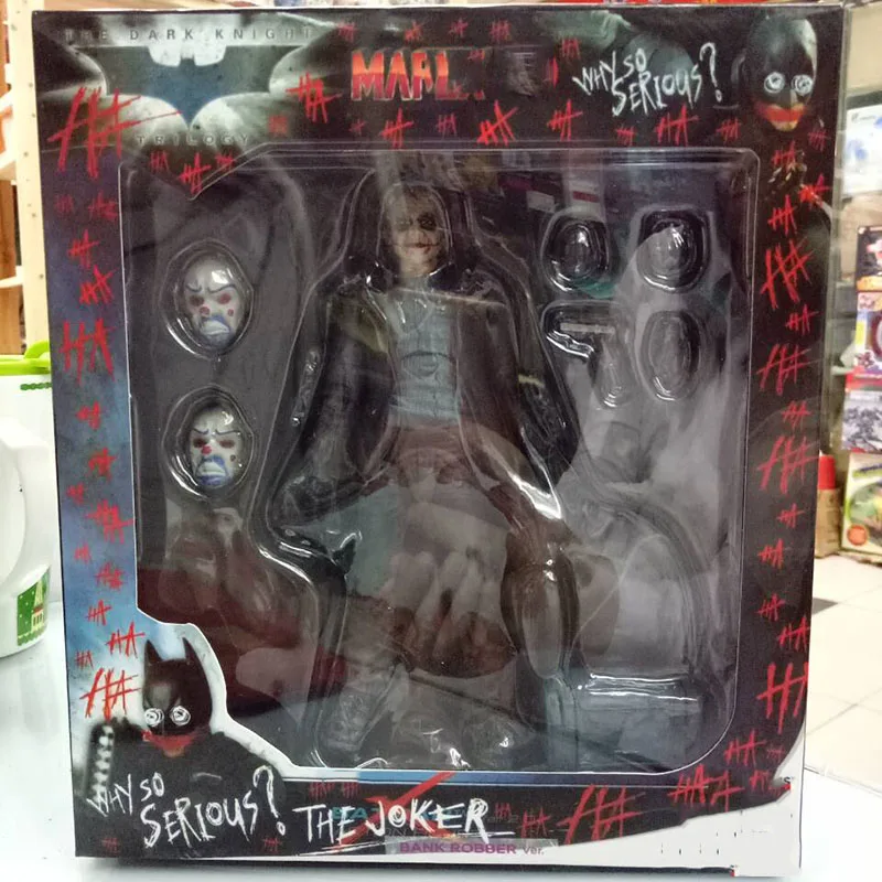 

In Stock 17cm 7'' Robber Joker Heath Ledger Figure Model Action Anime Figure Body Doll for Fans Gift Collection