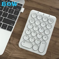 b o w portable slim mini number pad22 keys 2 4ghz wireless usb numeric keypad keyboard for laptop desktop pc notebook