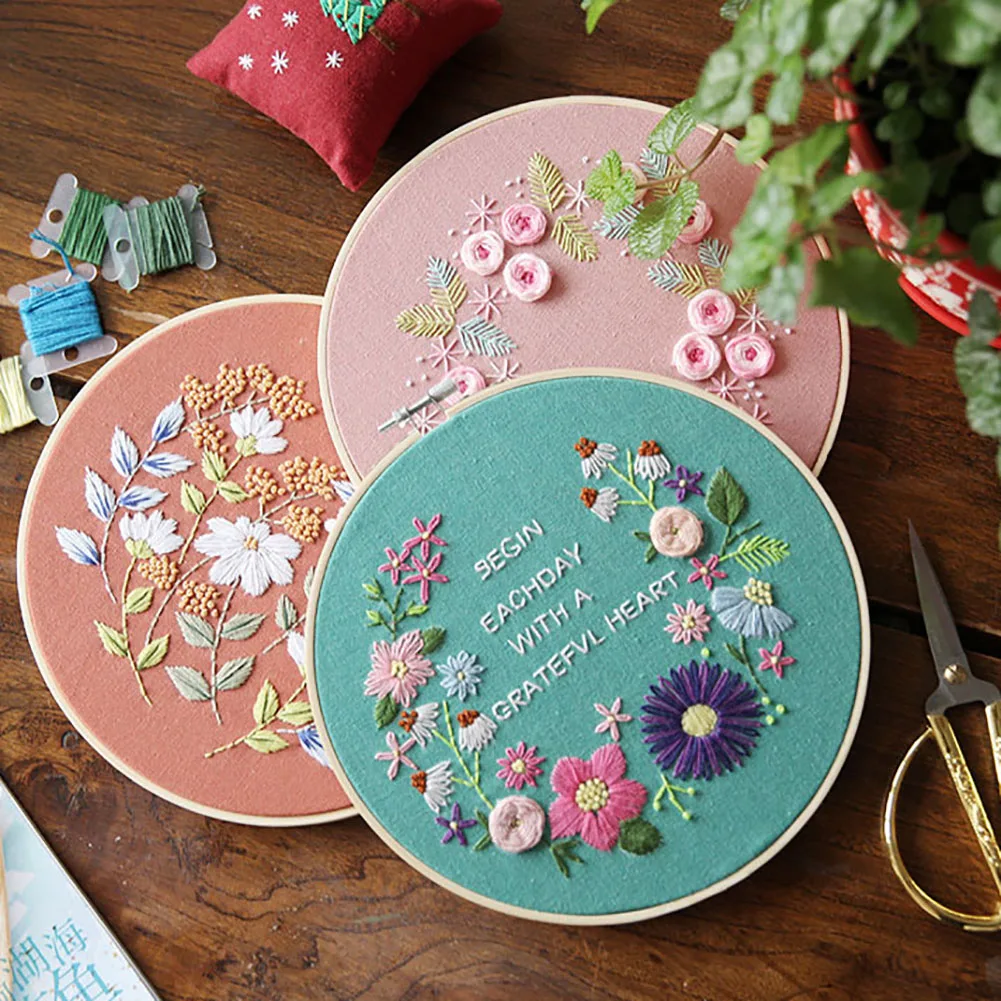 DIY 3D вышивка цветок ручная работа рукоделие для начинающих набор крестиков