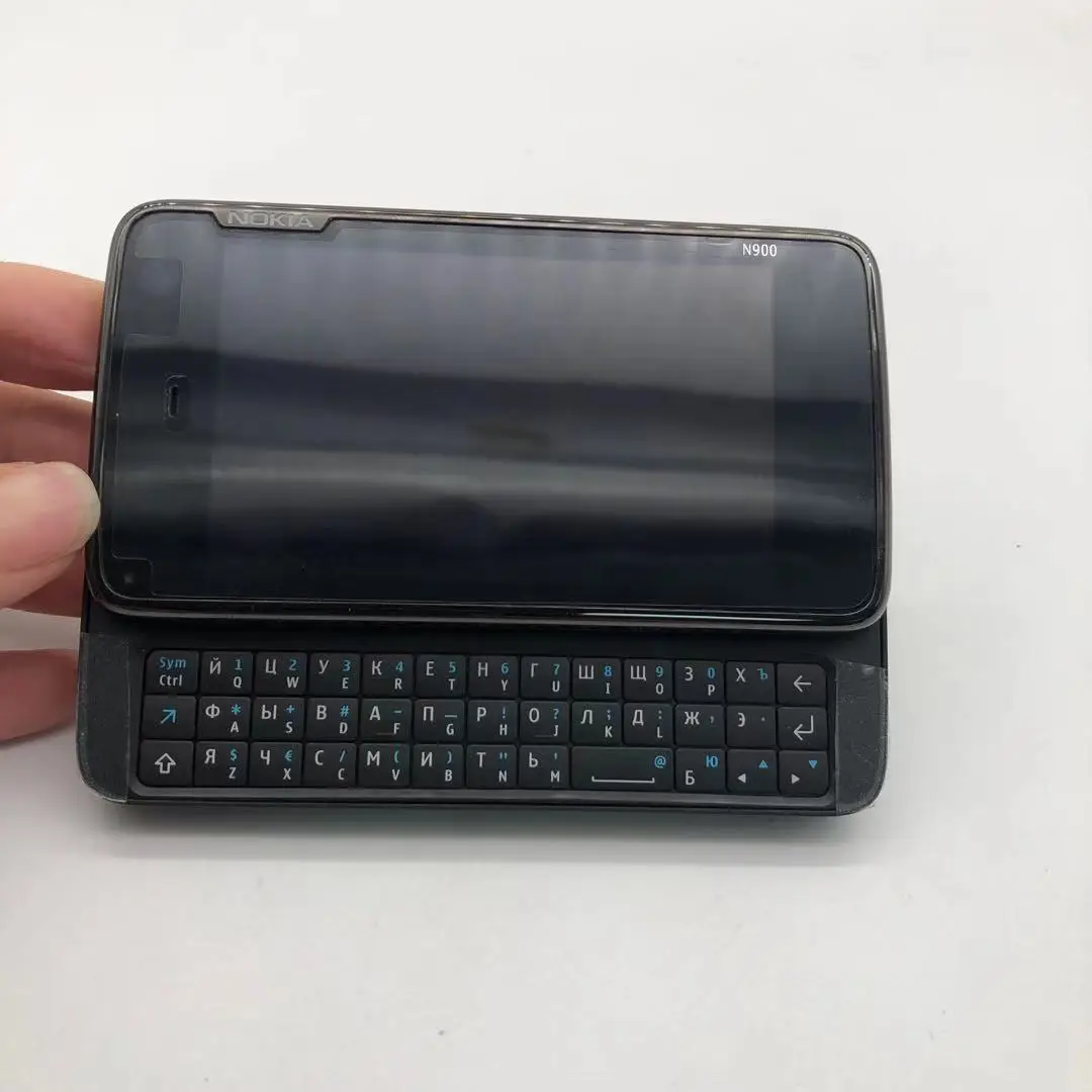 nokia n900 refurbished original unlocked slide n900 phone original mobile phone 3g gsm wifi gps 8mp 16gb memory windows free global shipping