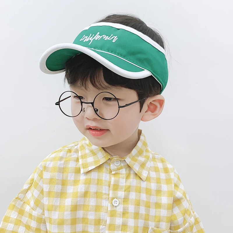 Летняя шляпа для маленьких мальчиков УФ Солнцезащитная бейсболка топ девочек